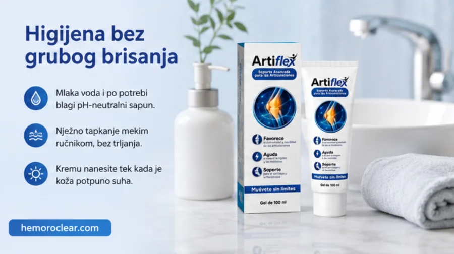 {{OFFER_NAME}} — nježna higijena mlakom vodom prije nanošenja kreme